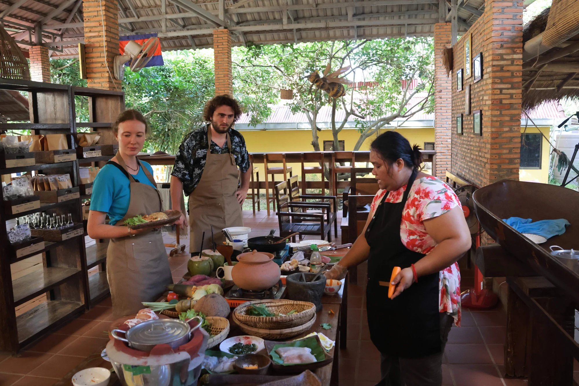 Cooking class at Sothy's Pepper Farm